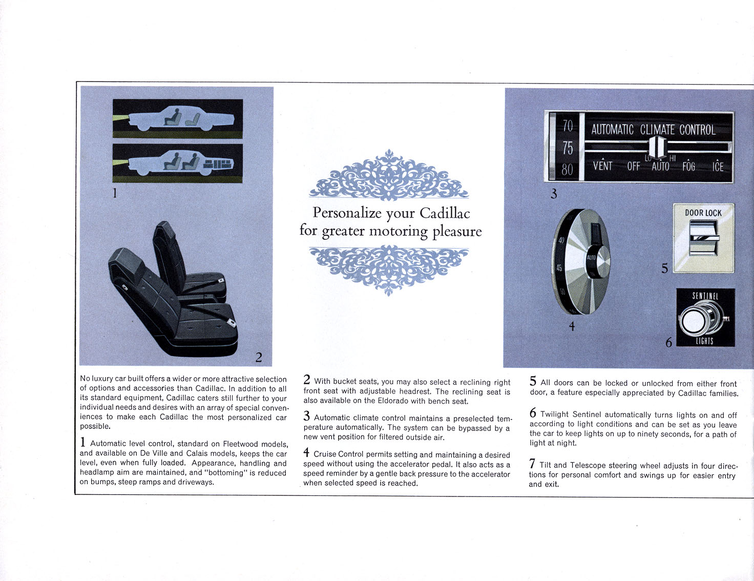 1967 Cadillac Brochure Page 6